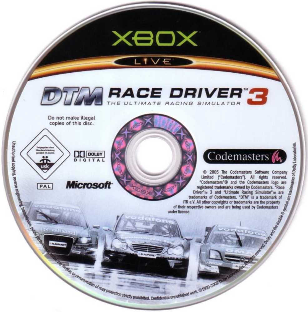 Toca Race Driver 3 - Microsoft Xbox (Codemasters - 1-2) video game collectible [Barcode 767649401154] - Main Image 3