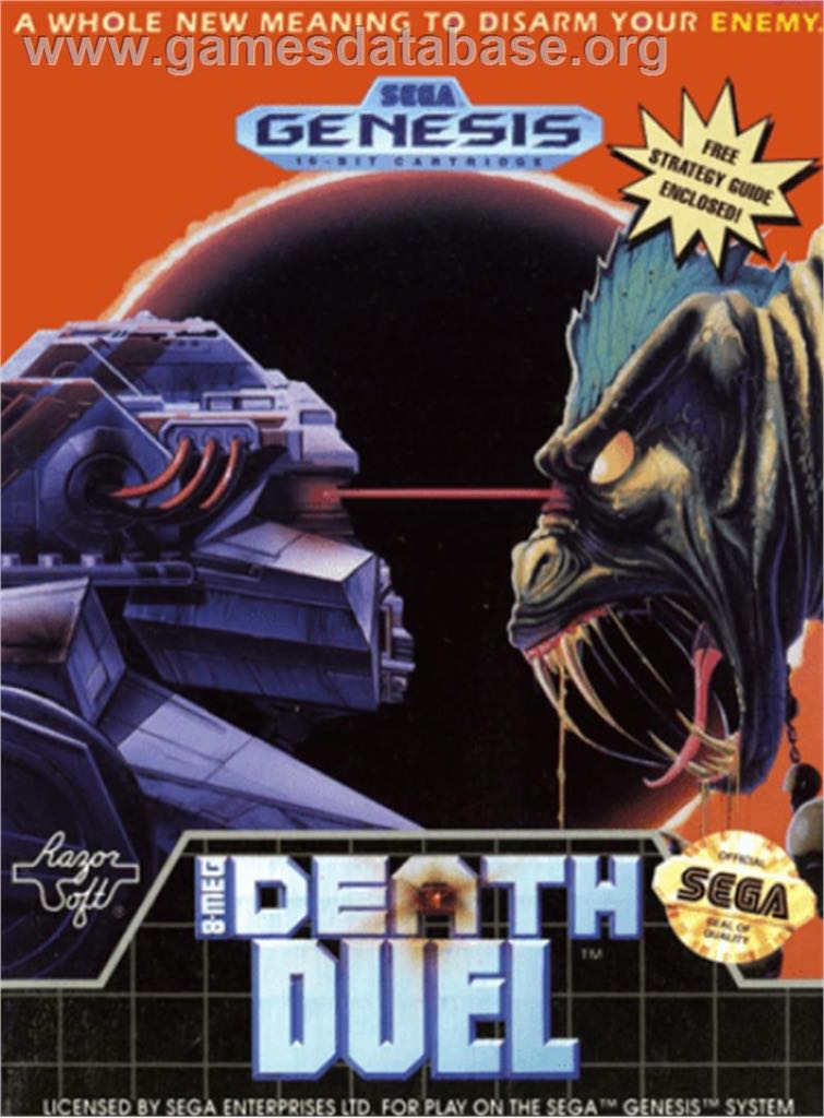 Death Duel - Sega Genesis (Mega Drive) (Razor Soft - 1) video game collectible [Barcode 720326805362] - Main Image 2