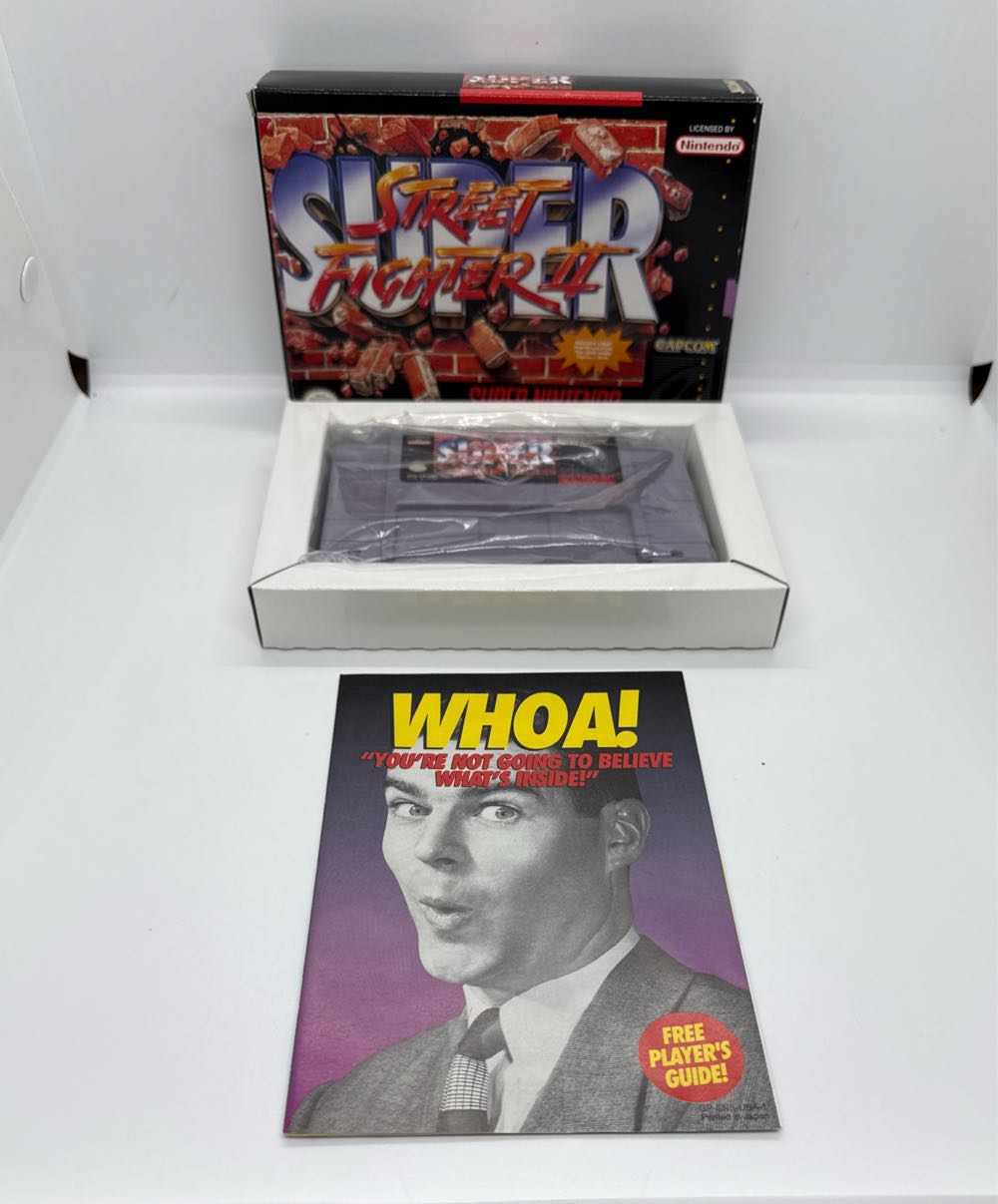 Super Street Fighter 2 - Nintendo Super Nintendo Entertainment System (SNES) (Capcom - 2) video game collectible [Barcode 013388130238] - Main Image 3