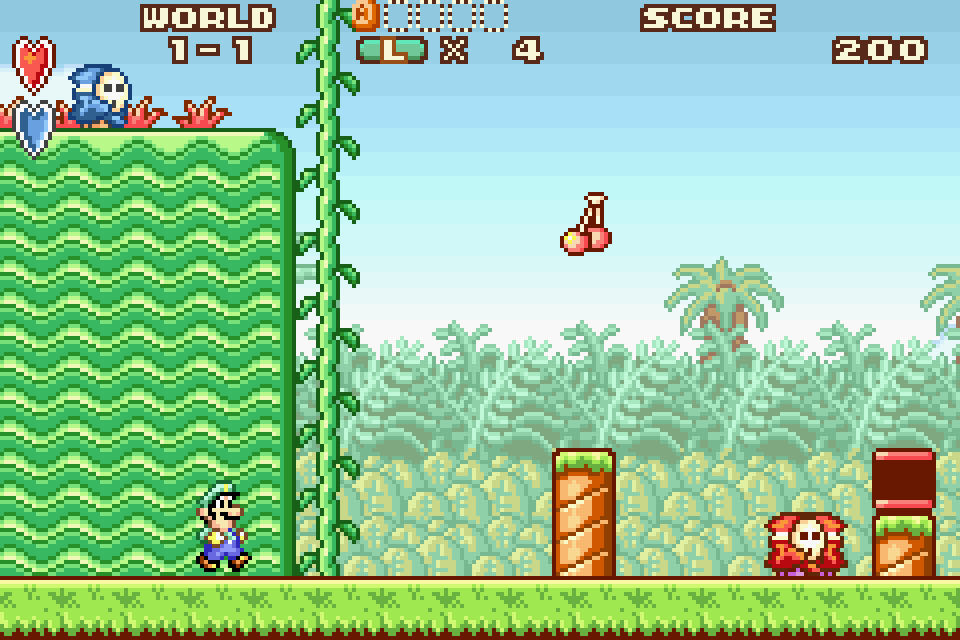 Super Mario Advance 1: Super Mario Bros. 2 - Nintendo Game Boy Advance (GBA) (Nintendo - 4) video game collectible [Barcode 4549673139] - Main Image 4