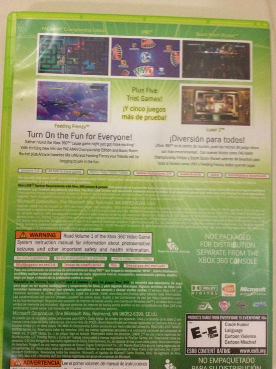 Xbox Live Arcade Compilation Disc - Microsoft Xbox 360 video game collectible - Main Image 2