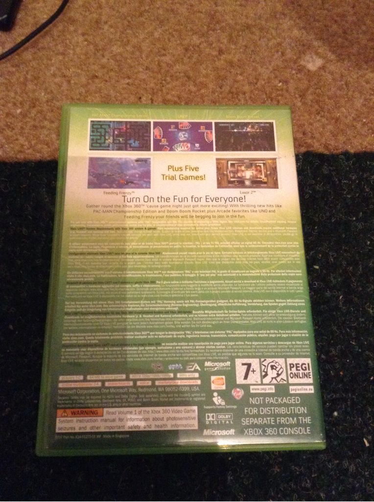 Xbox Live Arcade Compilation Disc - Microsoft Xbox 360 (Microsoft Game Studios) video game collectible - Main Image 2