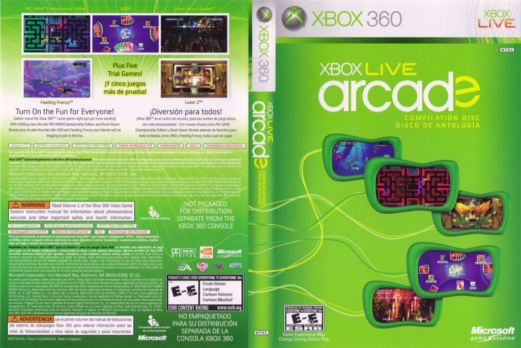 Xbox Live Arcade Compilation Disc - Microsoft Xbox 360 (1) video game collectible - Main Image 2