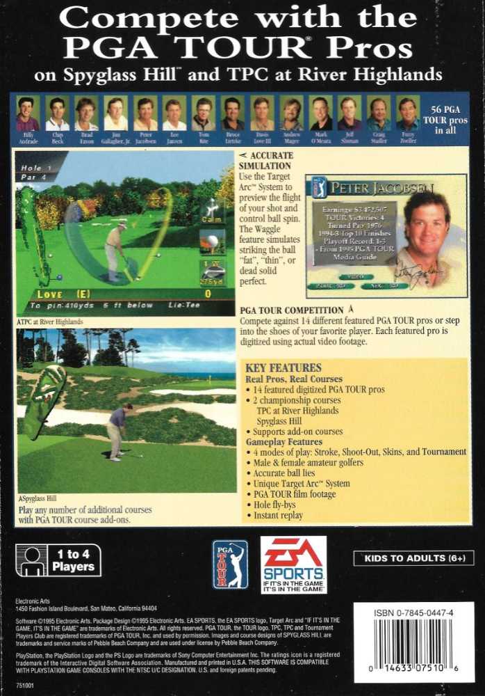 PGA Tour 96 - Sony PlayStation (Ea Sports) video game collectible - Main Image 2