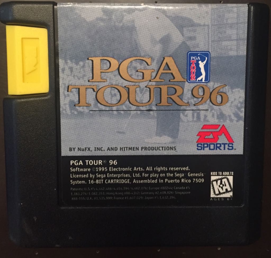 PGA Tour 96 ||SPORTS|| - Sega Genesis (Mega Drive) video game collectible - Main Image 1