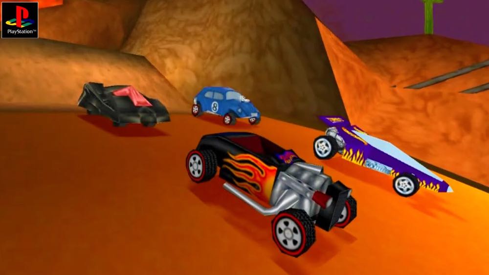 Hot Wheels Turbo Racing - Sony PlayStation (EA - 2) video game collectible - Main Image 2