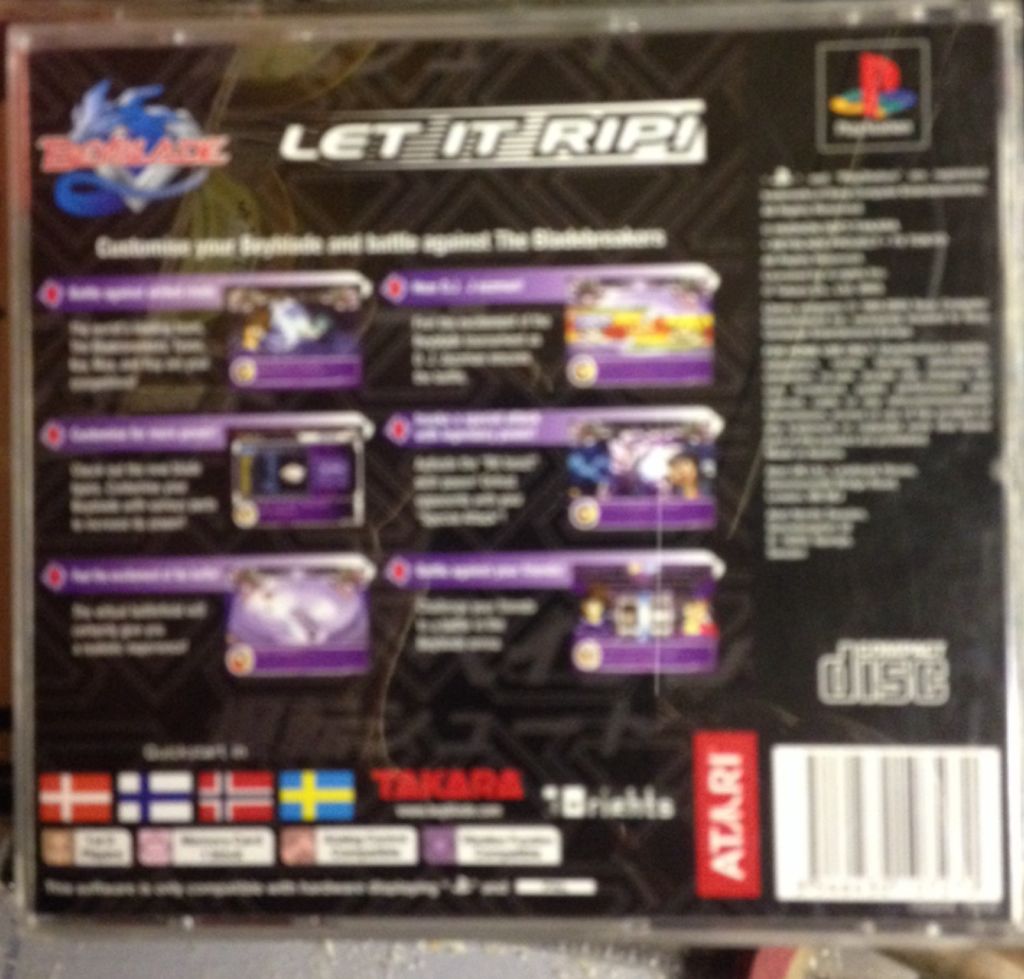 Beyblade - Sony PlayStation (Atari - 2) video game collectible [Barcode 3546430107270] - Main Image 2