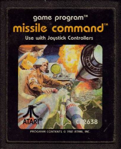 Missile Command - Atari 2600 video game collectible - Main Image 1
