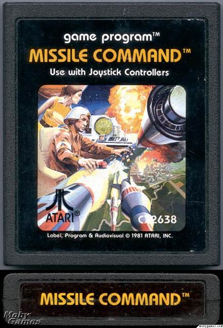 Missile Command - Atari 2600 (1) video game collectible - Main Image 2