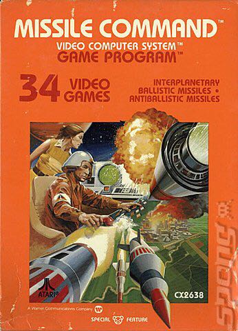 Missile Command - Atari 2600 video game collectible - Main Image 1