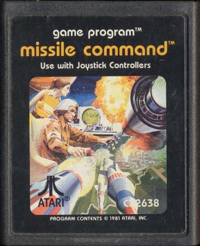 Missile Command - Atari 2600 (Atari) video game collectible - Main Image 1
