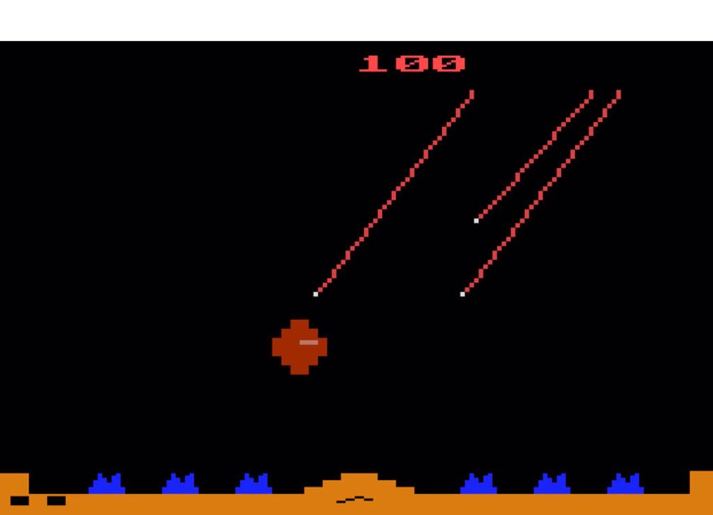 Missile Command - Atari 2600 (Atari - 1-2) video game collectible - Main Image 2