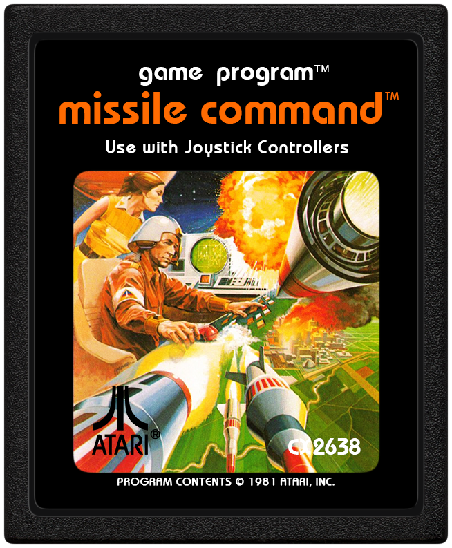 Missile Command - Atari 2600 (Atari - 1-2) video game collectible - Main Image 3