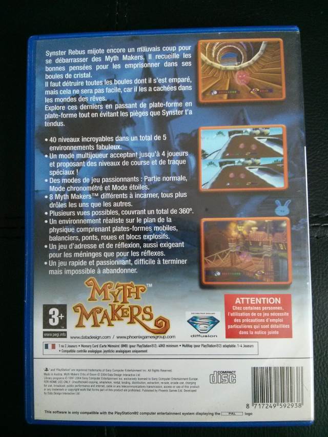 Myth Makers Orbs Of Doom - Nintendo Wii (Pheonix Games group - 1) video game collectible [Barcode 8717249592938] - Main Image 2