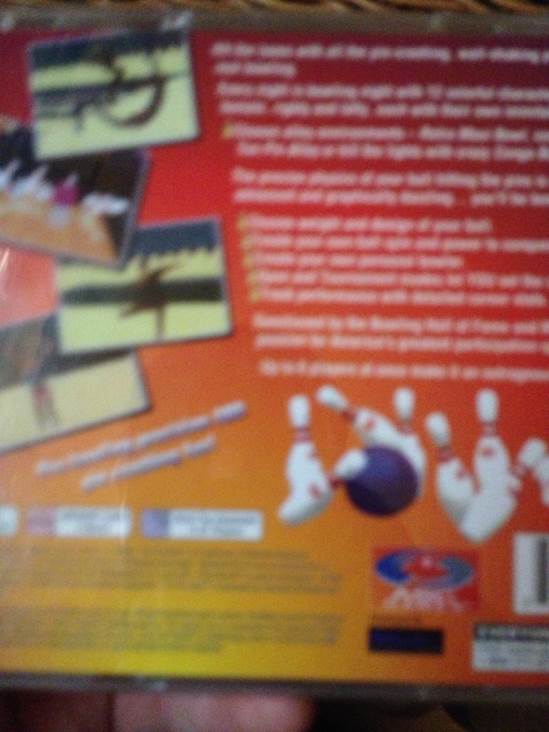 Ten Pin Alley - Sony PlayStation video game collectible [Barcode 729621380093] - Main Image 2