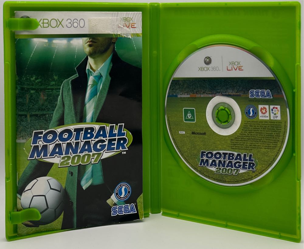 Football Manager 2007 - Microsoft Xbox 360 (1) video game collectible [Barcode 5060004769865] - Main Image 3
