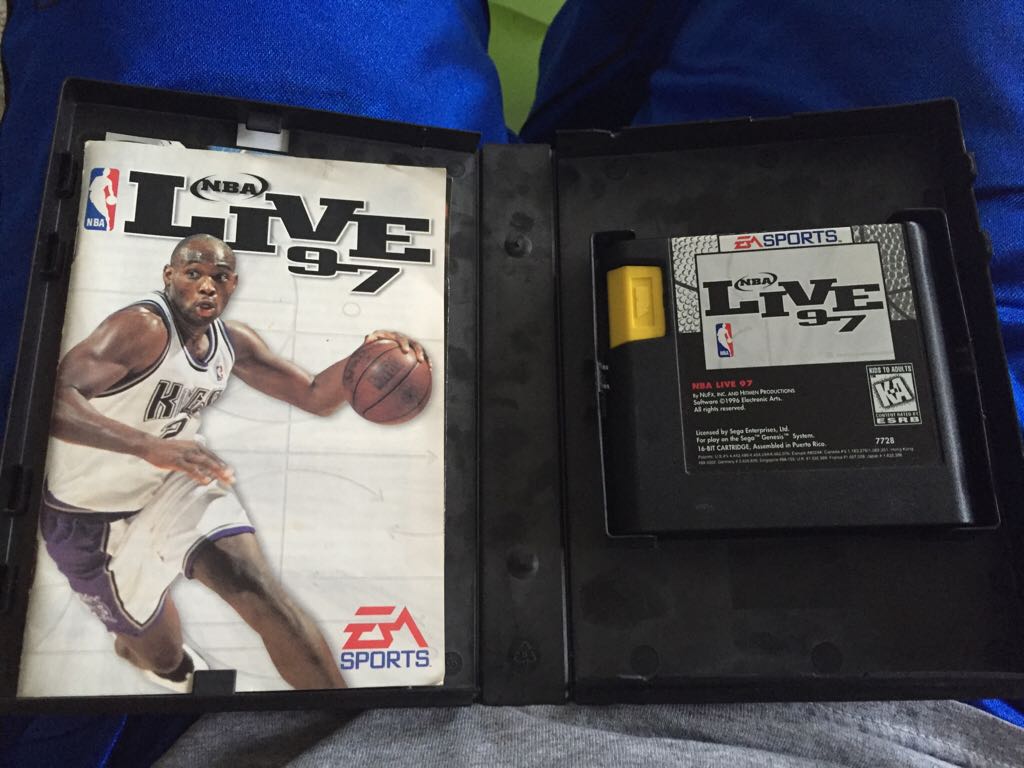 NBA Live 97 - Sega Genesis (Mega Drive) (Ea Sports) video game collectible - Main Image 2