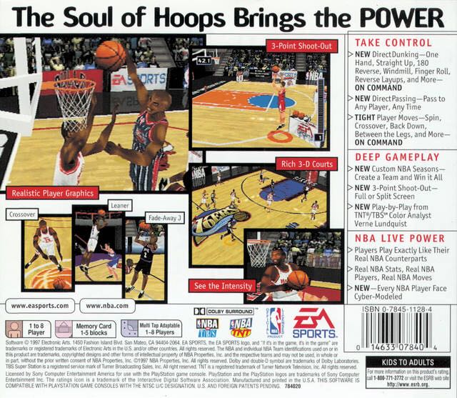 NBA Live 97 - Sony PlayStation (Ea Sports) video game collectible - Main Image 2