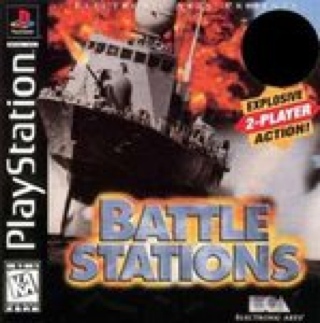 Battle Stations - Sony PlayStation (Electronic Arts - 2) video game collectible [Barcode 014633076394] - Main Image 1