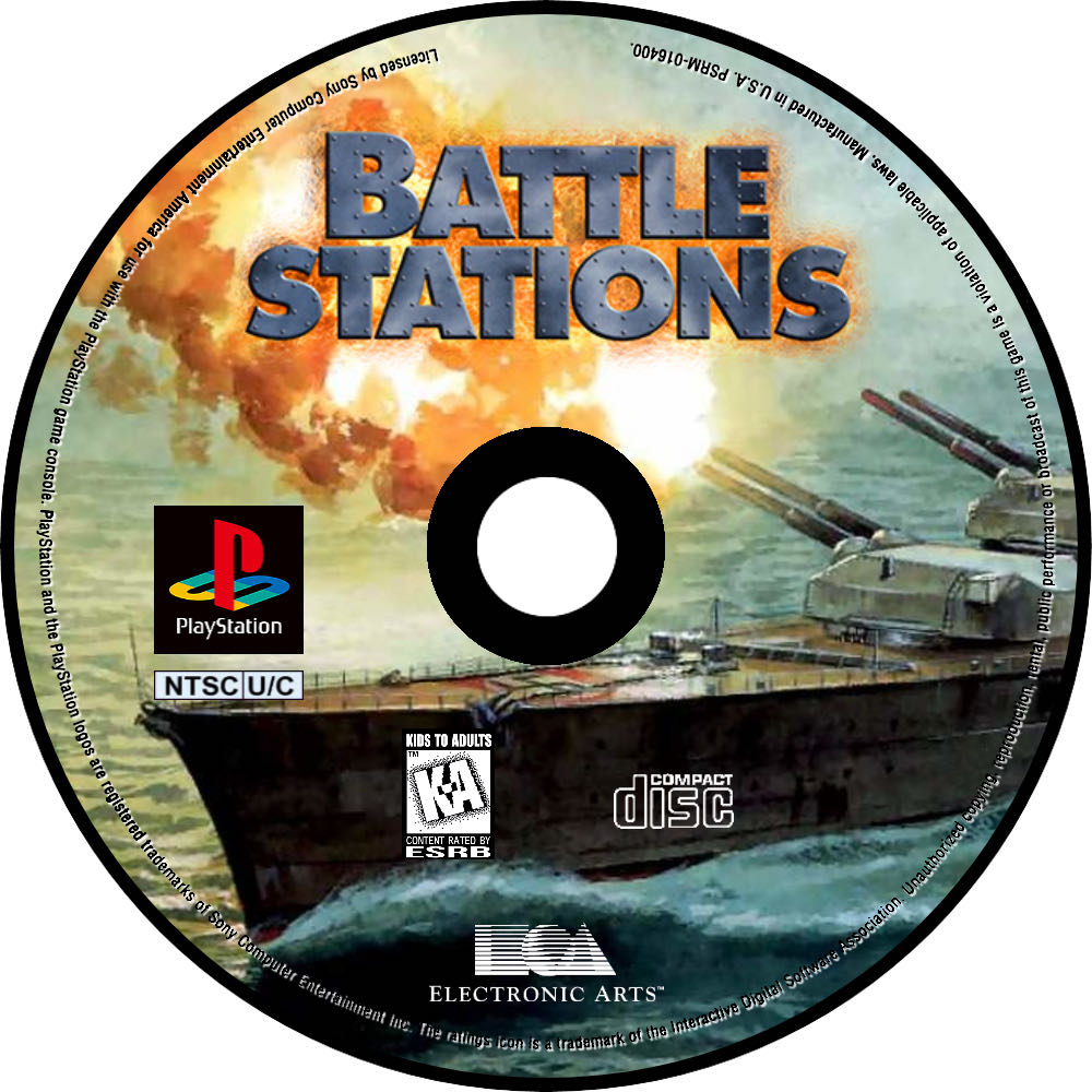 Battle Stations - Sony PlayStation (Electronic Arts - 2) video game collectible [Barcode 014633076394] - Main Image 3