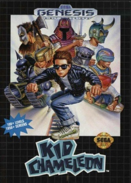 Kid Chameleon - Sega Genesis (Mega Drive) (Sega - 1) video game collectible [Barcode 069044010109] - Main Image 1