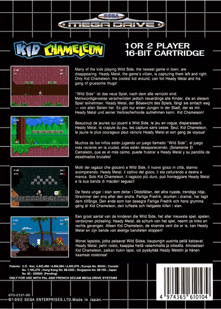 Kid Chameleon - Sega Genesis Mini (Sega Enterprises, Ltd - 2) video game collectible - Main Image 2