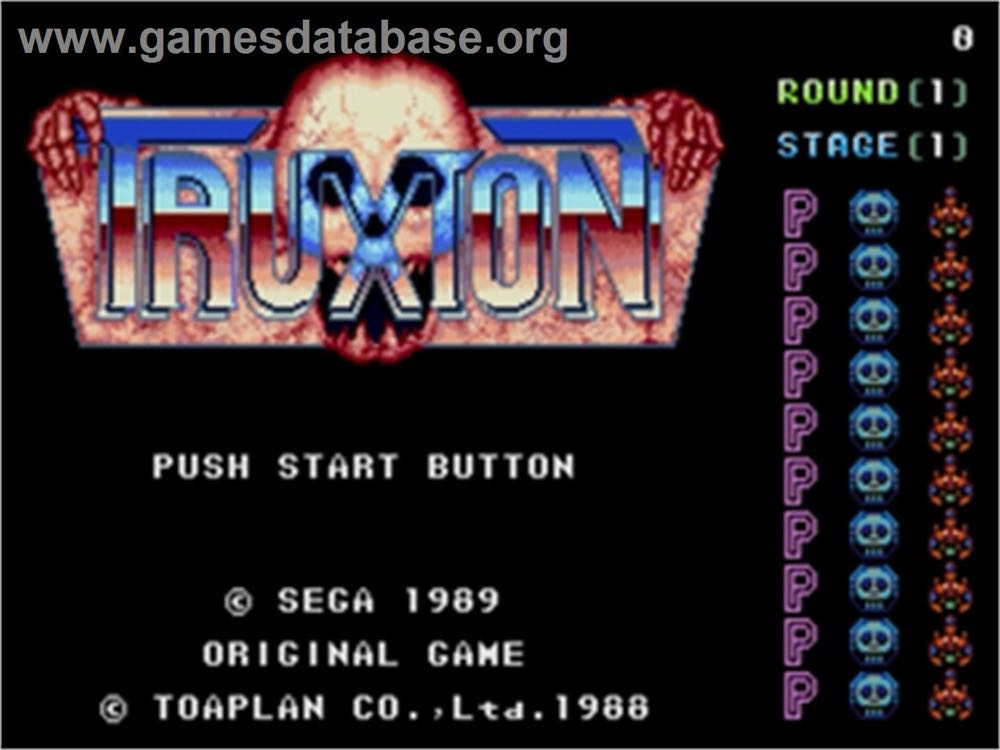 Truxton - Sega Mega Drive (Sega - 1) video game collectible [Barcode 4974365610128] - Main Image 3
