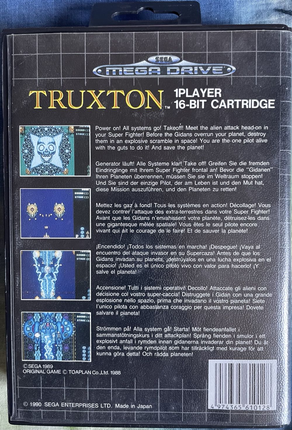 truxton - Sega Mega Drive (Boite Et Notice) video game collectible - Main Image 2