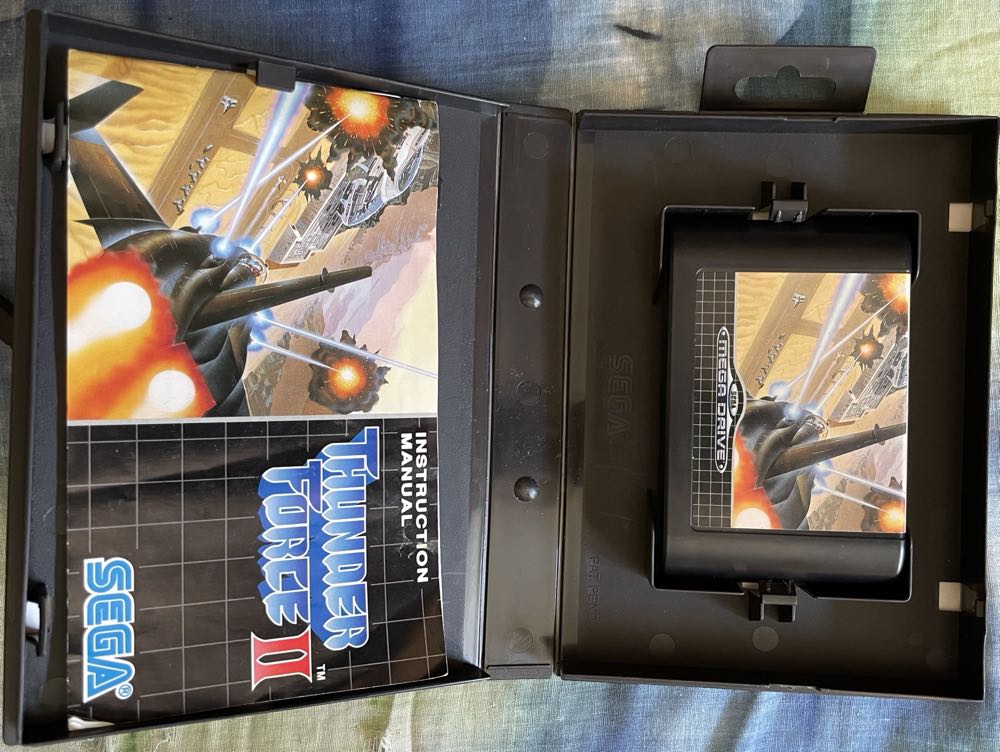 Thunder Force II - Sega Genesis (Mega Drive) (Sega - 1) video game collectible [Barcode 4974365610005] - Main Image 3
