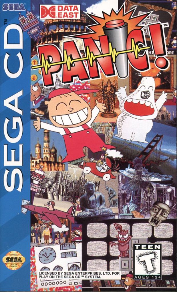 Panic! - Sega CD (Sega - 1) video game collectible - Main Image 1
