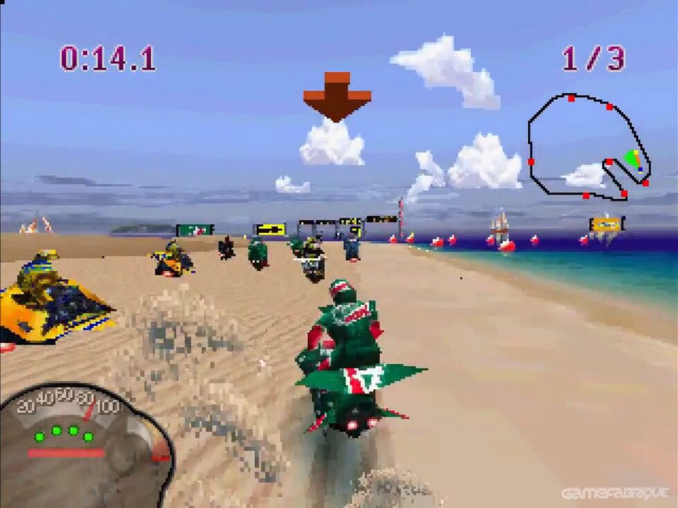 Jet Moto - Sony PlayStation (Sony Computer Entertainment - 1) video game collectible [Barcode 6778419430926] - Main Image 3