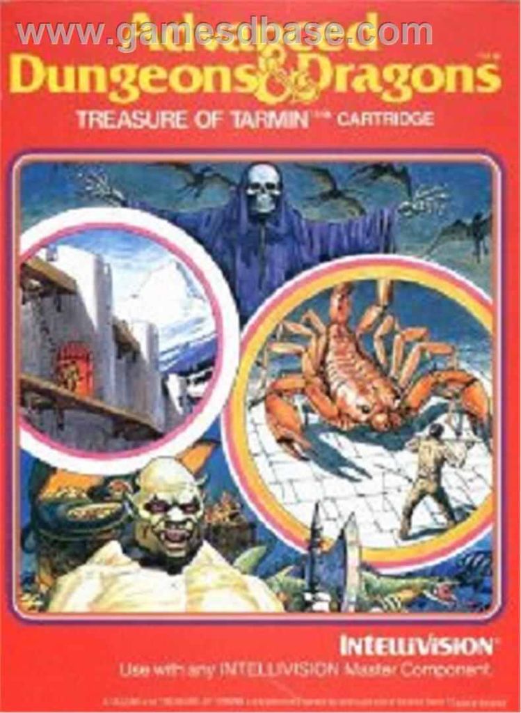 Advanced Dungeons and Dragons: Treasures Of Tarmin - Intellivision video game collectible - Main Image 1