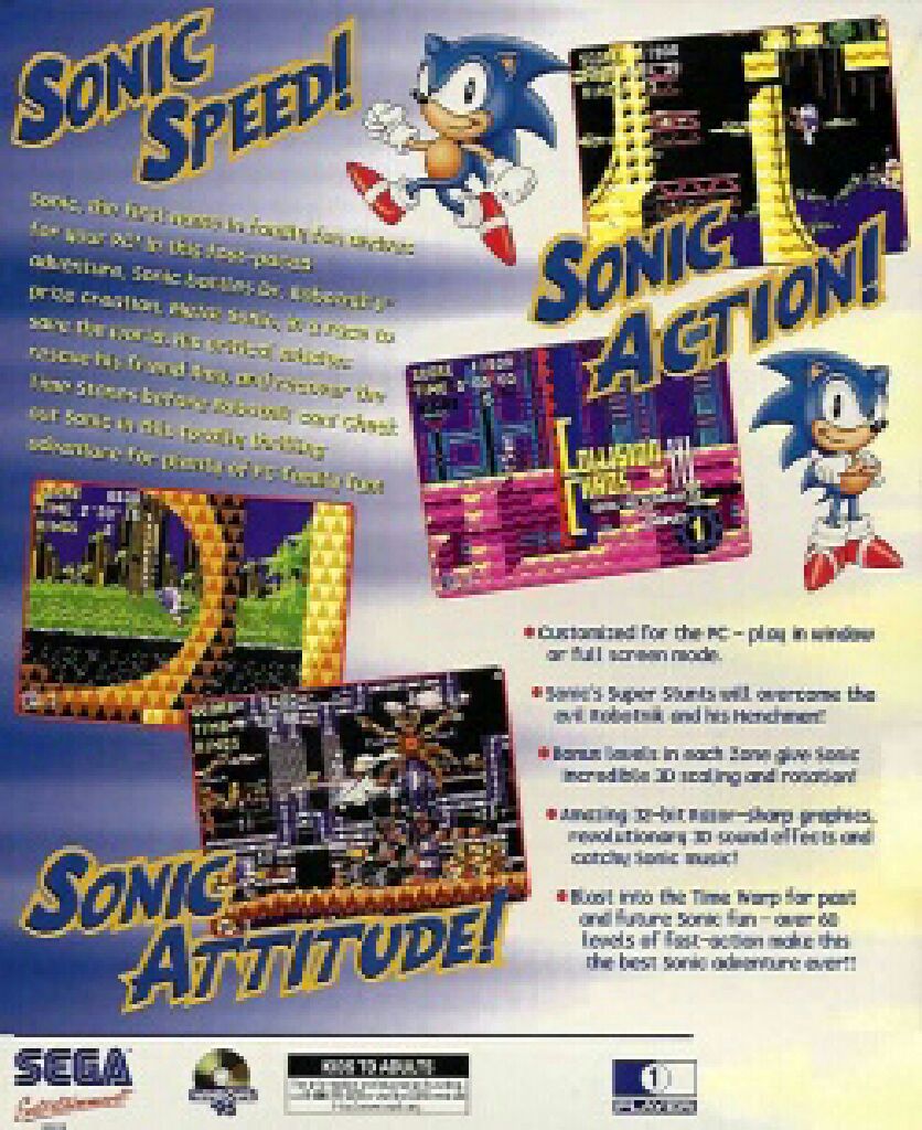 Sonic CD - PC video game collectible - Main Image 2