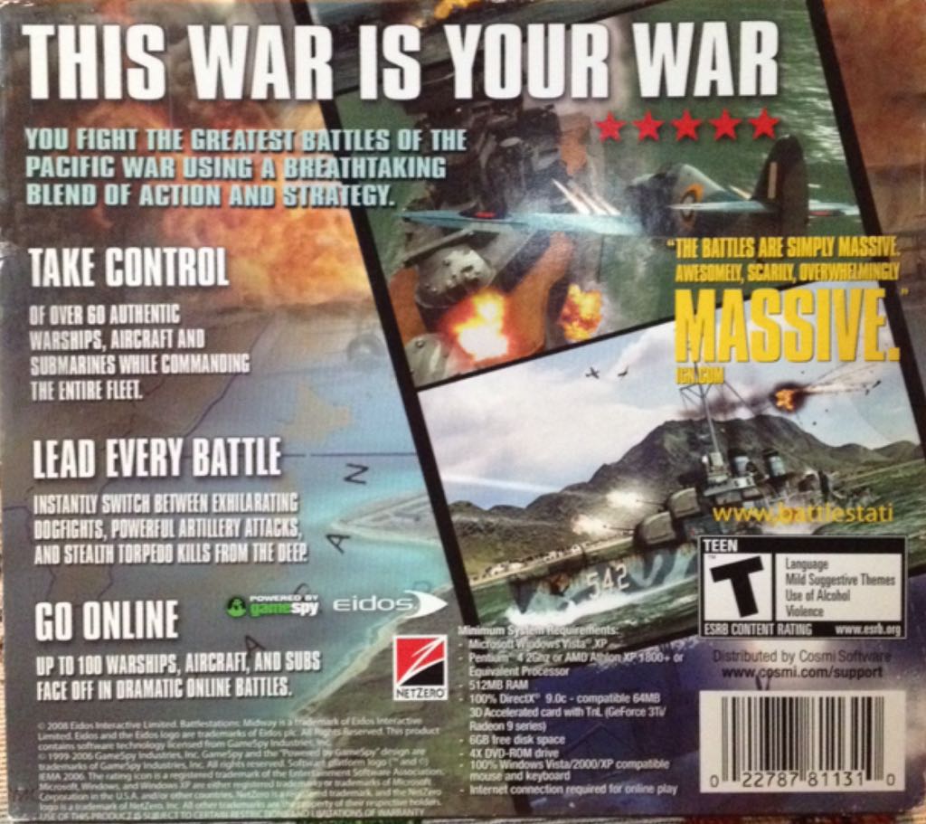 Battlestations: Midway - Microsoft Xbox 360 (Cosmi) video game collectible [Barcode 022787811310] - Main Image 2