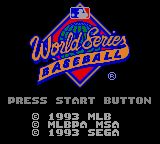 World Series Baseball - Sega Game Gear (Sega - 2) video game collectible [Barcode 010086024395] - Main Image 2