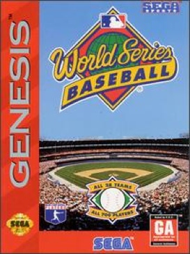 World Series Baseball - Sega Genesis (Mega Drive) (Sega - 1) video game collectible - Main Image 1