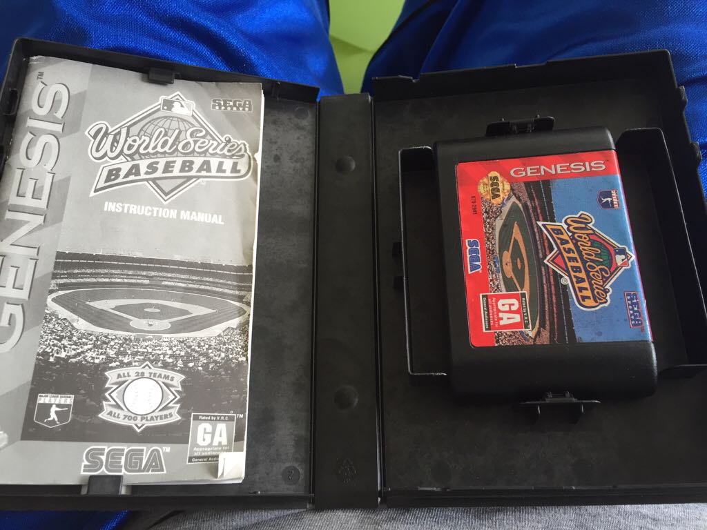 World Series Baseball - Sega Genesis (Mega Drive) (Sega Sports) video game collectible - Main Image 2