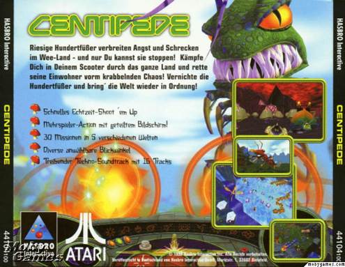 Centipede - PC (Atari Interactive) video game collectible [Barcode 076930993910] - Main Image 2