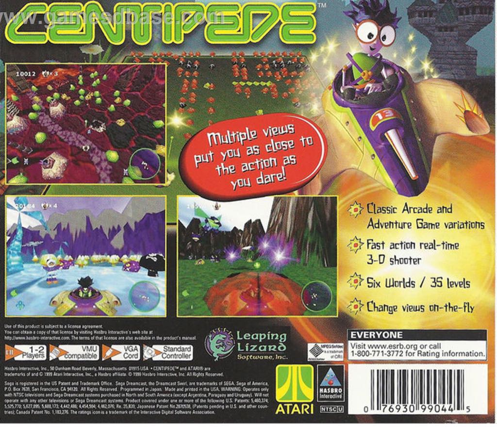 Centipede - Sony PlayStation (Atari - 2) video game collectible [Barcode 608610991727] - Main Image 2