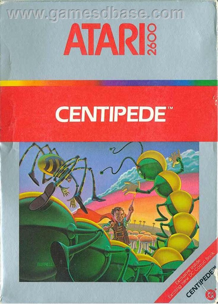 Centipede - Atari 2600 video game collectible - Main Image 1