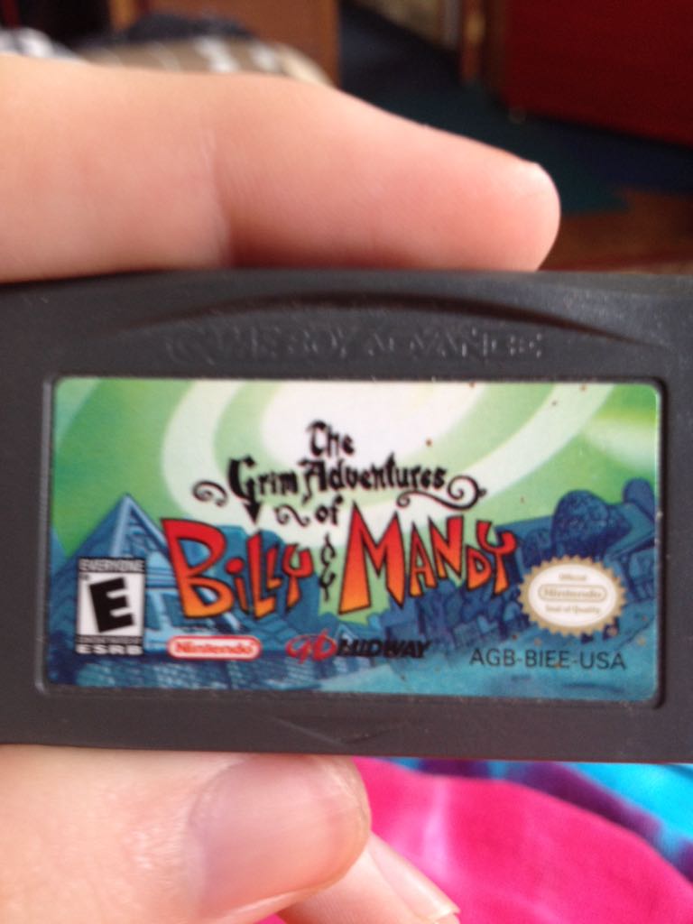 The Grim Adventures Of Billy And Mandy - Nintendo Game Boy Advance (GBA) video game collectible - Main Image 1