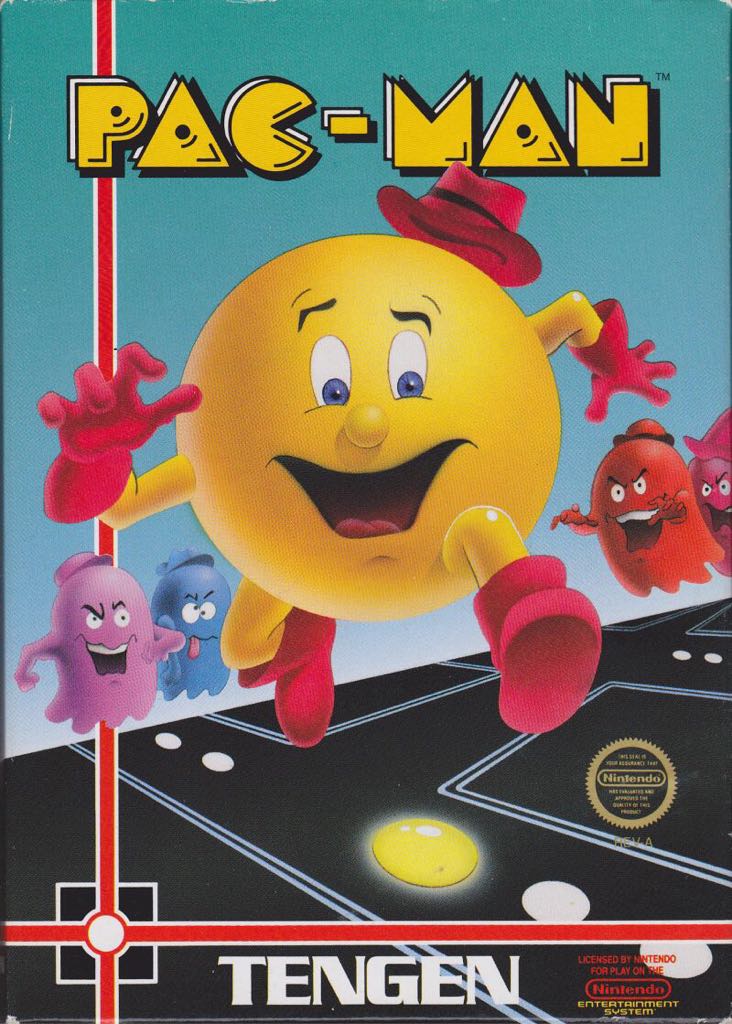 Pac Man - Nintendo Entertainment System (NES) (Tengen) video game collectible - Main Image 1