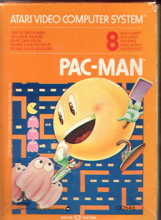 Pac Man - Atari 2600 video game collectible - Main Image 1