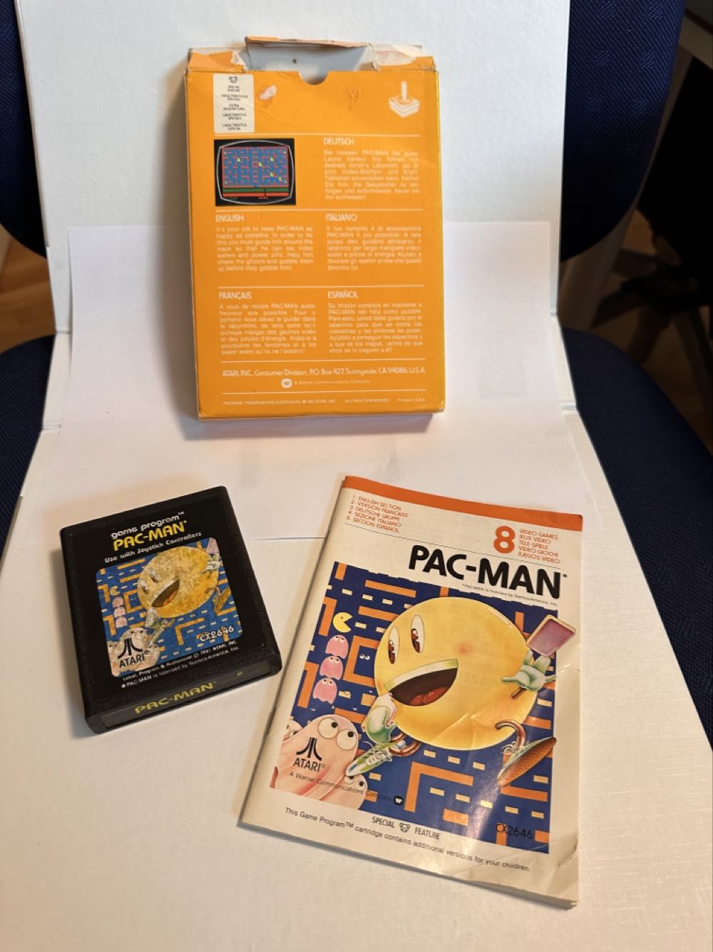 Pac Man - Atari 2600 video game collectible - Main Image 3