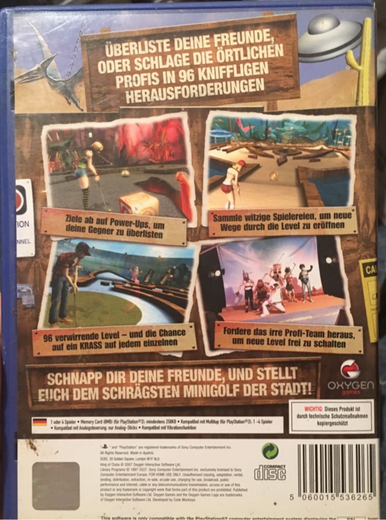 King Of Clubs - Sony PlayStation 2 (PS2) video game collectible [Barcode 5060015536265] - Main Image 2