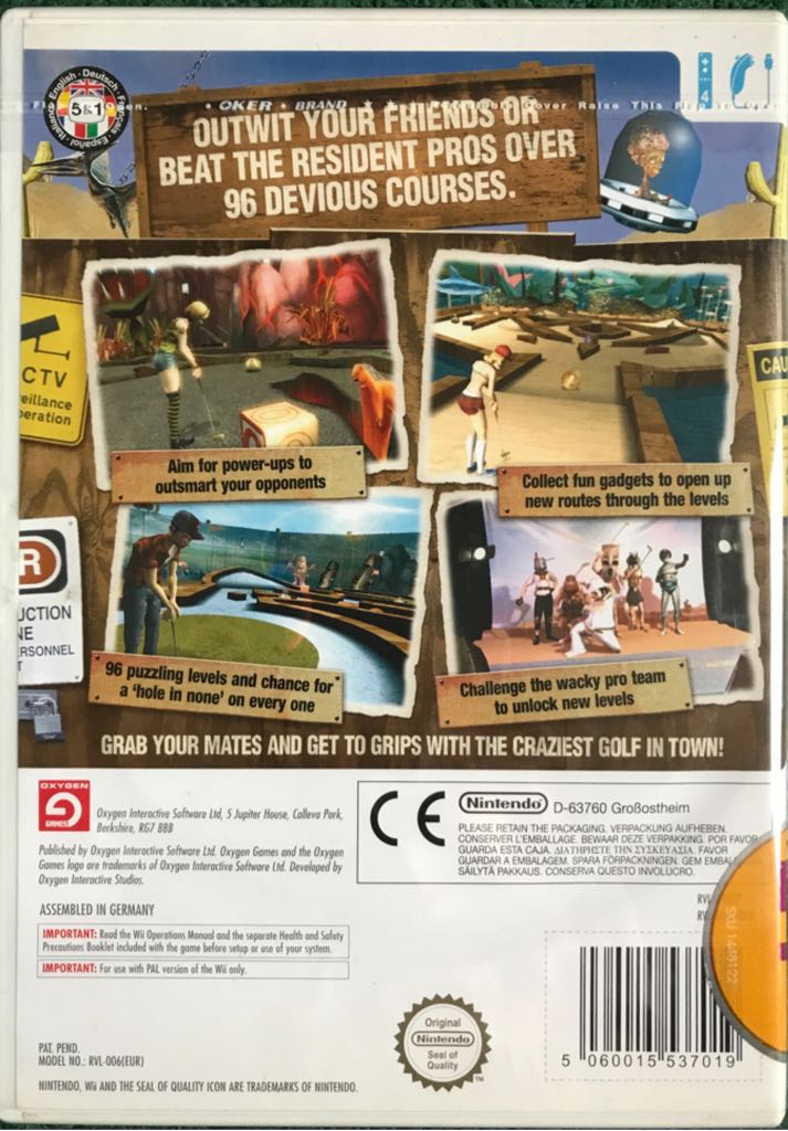 King Of Clubs - Nintendo Wii (Crave Entertainment - 4) video game collectible [Barcode 5060015537019] - Main Image 2