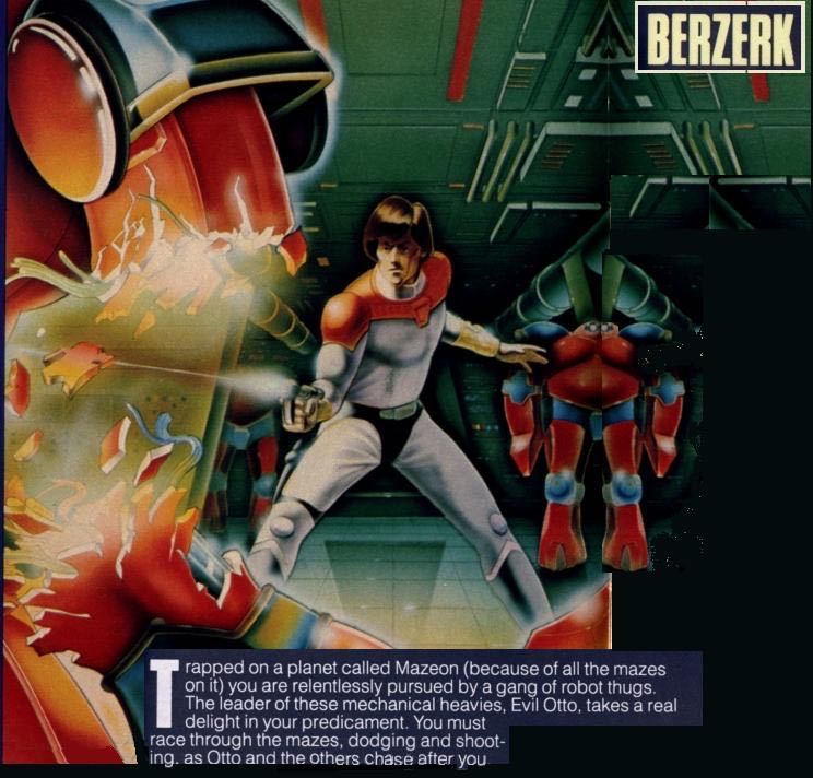 Berserk - Atari 2600 (Stern Electronics) video game collectible - Main Image 2