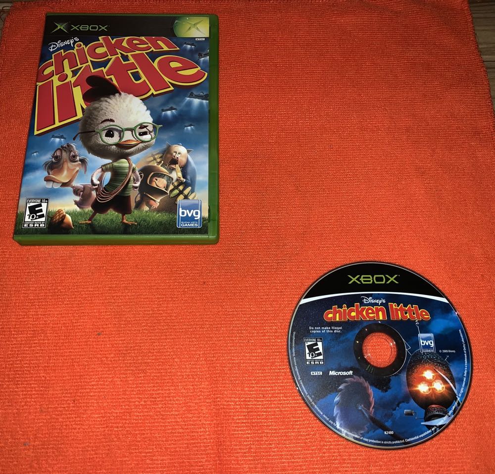 Chicken Little - Microsoft Xbox (Buena Vista Games - 1-2) video game collectible [Barcode 712725001889] - Main Image 3