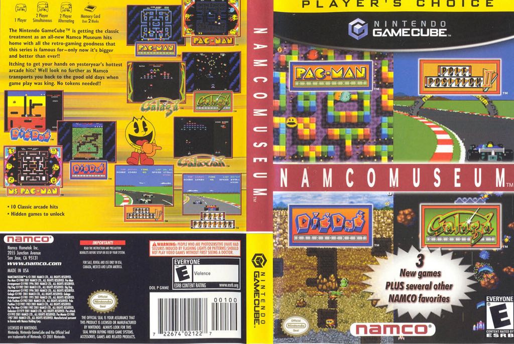 Namcomuseum 64 - Nintendo 64 (N64) (Namco) video game collectible - Main Image 2