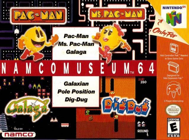 Namcomuseum 64 - Nintendo 64 (N64) (Namco - 1-4) video game collectible - Main Image 1